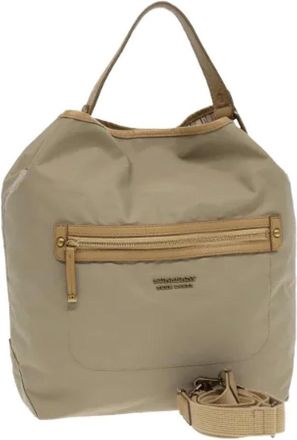 Burberry Pre-owned Handbags, female, Beige, Size: ONE SIZE Pre-owned Nylon handbags