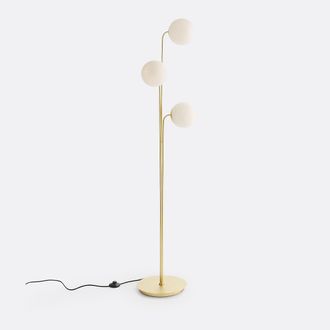 La Redoute Interieurs Staande lamp in messing en opaline glas, Moricio