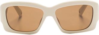 Jacquemus Croisi&egrave;re Zonnebril - Dames - Zonnebrillen - Beige - ONE Size - Accessoires
