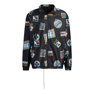 adidas Neo CESP Windbreaker Jackets Black Blue IA6838