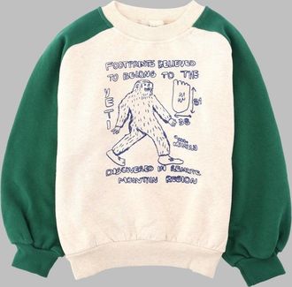 Bobo Choses Raglan Cotton Sweatshirt - White