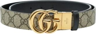 Gucci Pre-owned Belts, male, Beige, Size: ONE SIZE Pre-owned Vintage Belt