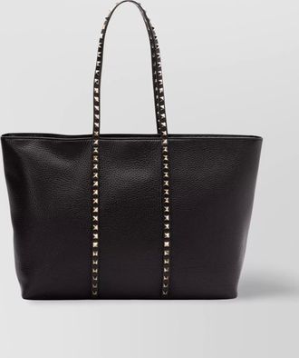 Valentino Garavani rockstud medium leather tote bag