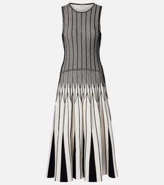 SIMKHAI Vestido midi Oaklen de punto