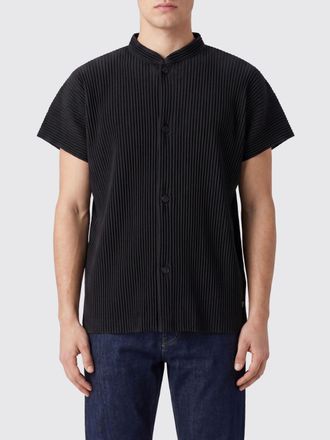 Homme Pliss&eacute; Issey Miyake Camicia pliss&egrave; in cr&ecirc;pe