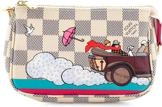 Louis Vuitton Pochette Accessoires Limited Edition Damier mini-clutch - Wit