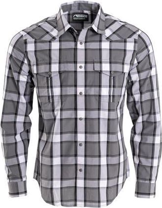 Mountain Khakis Rodeo Long Sleeve Woven Shirt in Gunmetal at Nordstrom, Size Xx-Large