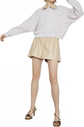 M&eacute;lissa Nepton Sigrid Crew Sweater In Orchid