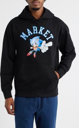Market x Sonic No. 1 Hoodie in Black at Nordstrom Rack, Size Small