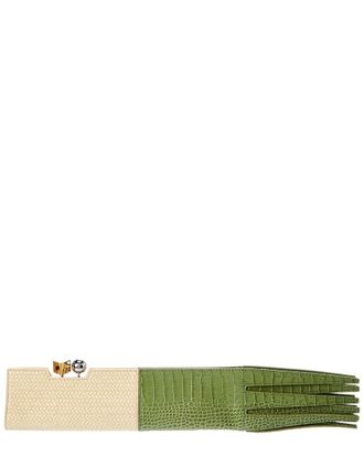 Jacquemus Poireau Leather Clutch