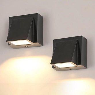 OEM Applique Da Esterno A Led Impermeabili Ip65 - 2 Pezzi - Illuminazione Moderna Per Giardino E Cortile