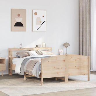 vidaXL vidaXL Letto senza Materasso 140x190 cm in Legno Massello di Pino
