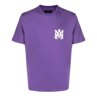 Amiri T-Shirts, male, Purple, M, Core Logo Tee Purple