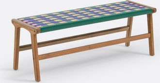 La Redoute Interieurs Bank van teakhout en hars, Bianca