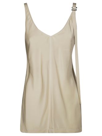 Sportmax Viscose Sleeveless Top with Adjustable Straps