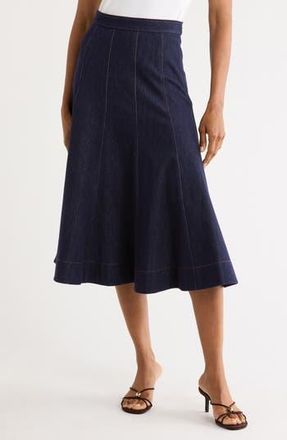 Diane Von F&uuml;rstenberg Brooke Denim Skirt in Navy at Nordstrom Rack, Size Small