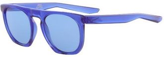 Nike FLATSPOT EV0923 555 Mens Sunglasses Blue Size 52