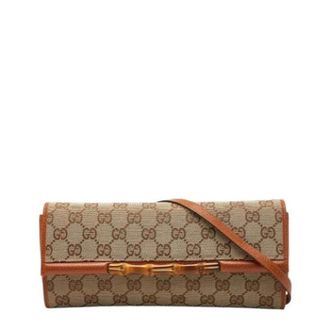 Gucci Pre-owned Cross Body Bags, female, Brown, Size: ONE SIZE Pre-owned Vintage Shoulder Bag