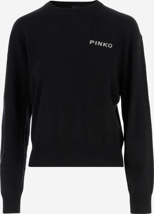 Pinko Pinko Wool And Cashmere Logo Sweater