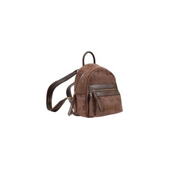 Love Moschino Suede-Effect Polyester Backpack - Brown