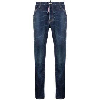 Dsquared2 Heren, Jeans, Blauw, Maat: XS Katoen