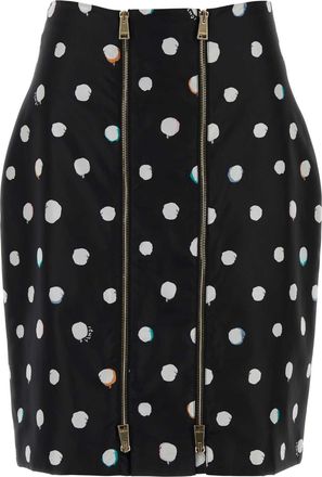 Fendi Printed Taffeta Skirt