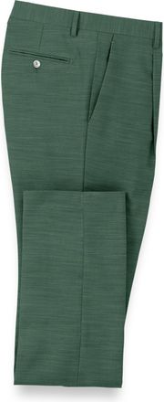 Paul Fredrick Microfiber Linen Blend Single Pleat Suit Pants