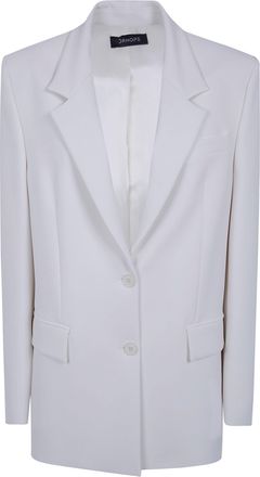 DRHOPE Single-Breasted Jacket Single Breasted Oversized Jacket
