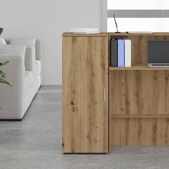 Berkfield Home Storage Cabinet Artisan Oak 40x45x103.5 cm Engineered Wood in Brown