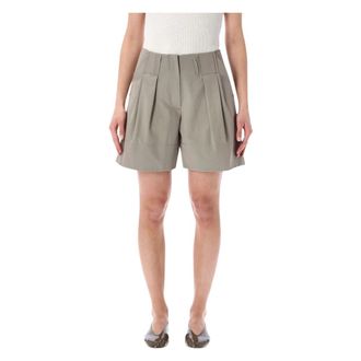 Low Classic Casual Shorts, female, Beige, Size: S Cotton Short
