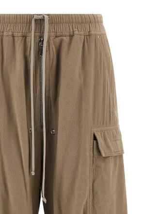 Rick Owens Cotton Cargo Womens Pants