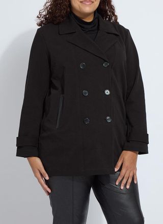 Lyss&eacute; Alma Cavalry Peacoat Curvy