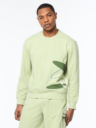 Sergio Tacchini Ciro Crewneck Sweatshirt in Reseda at Nordstrom, Size Xxx-Large