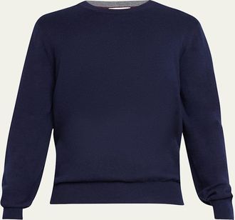 Brunello Cucinelli Mens Cashmere Crewneck Sweater