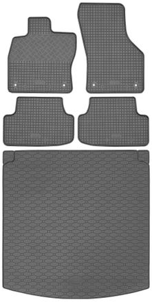 OEM Juego De Alfombrillas De Goma Para Coche Y Maletero Para Seat Leon Iii St / Leon X-perience Kombi (de Enero De 2014 A Febrero De 2020)