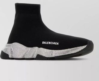 Balenciaga stretch nylon speed sneakers sock style