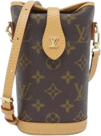 Louis Vuitton Pre-owned Bucket Bags, female, Brown, Size: ONE SIZE Pre-owned Monogram Accessory Pouch