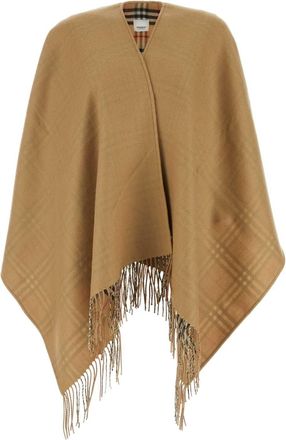 Burberry Camel Wool Cape
