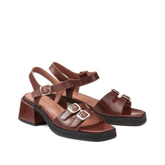 Jonak Sandalen in leer Avalo, gespen