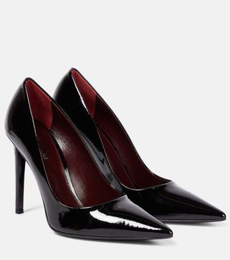 PARIS TEXAS Jessica Slingback Mirror Leather Pumps from