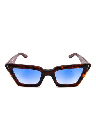 Kàdor Alexandra zonnebril met schildpadschild-design - Bruin