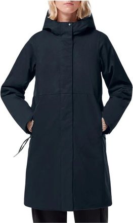 Elvine Elvira Jacket - Dames - Parka Jassen - Blauw - XL - Leer - Jassen