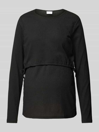 Mama Licious Umstands-Longsleeve mit Rundhalsausschnitt Modell CAILEEN in Black, Gr&ouml;&szlig;e XL