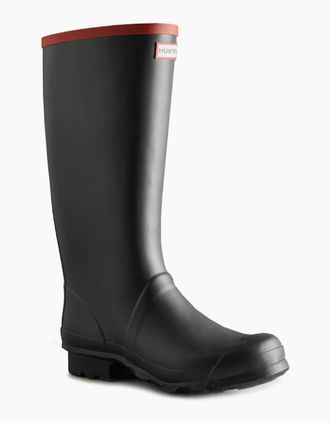 Hunter Womens Argyll Full Knee Womens Wellingtons - Black - Size: 5