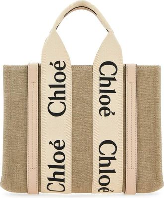 Chloé Beige Woody small tote bag