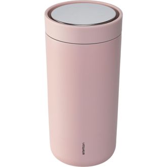 Stelton Taza Isot&eacute;rmica Stelton To Go Click Rosa Suave 0,4l