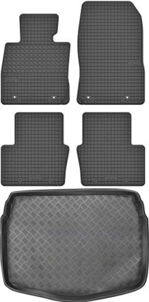 OEM Juego De Alfombrillas De Goma Para Coche Y Alfombrilla Para Maletero Para Mazda Cx-3 Crossover (2015-2018)