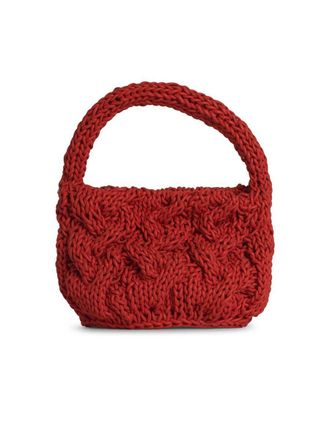 J.W.Anderson Knit Orange Leather Bag