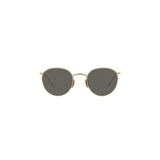 Oliver Peoples Accessoires, Heren, Geel, ONE Size, Zonnebril