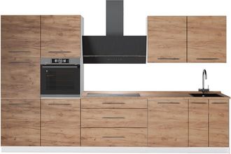 Vicco Mueble De Cocina Fame-line, Roble Dorado, 340 Cm, Et Roble, Vicco